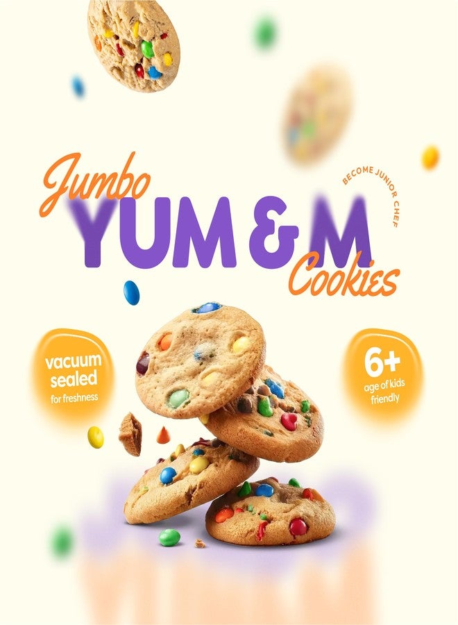 BAKETIVITY Kids Baking DIY Activity Kit - Bake Delicious Yum&m Jumbo Cookies- Real Fun Little Junior Chef Essential Kitchen Lessons, Includes Pre-Measured Ingredients and Easy to Follow Recipe. - Image 2